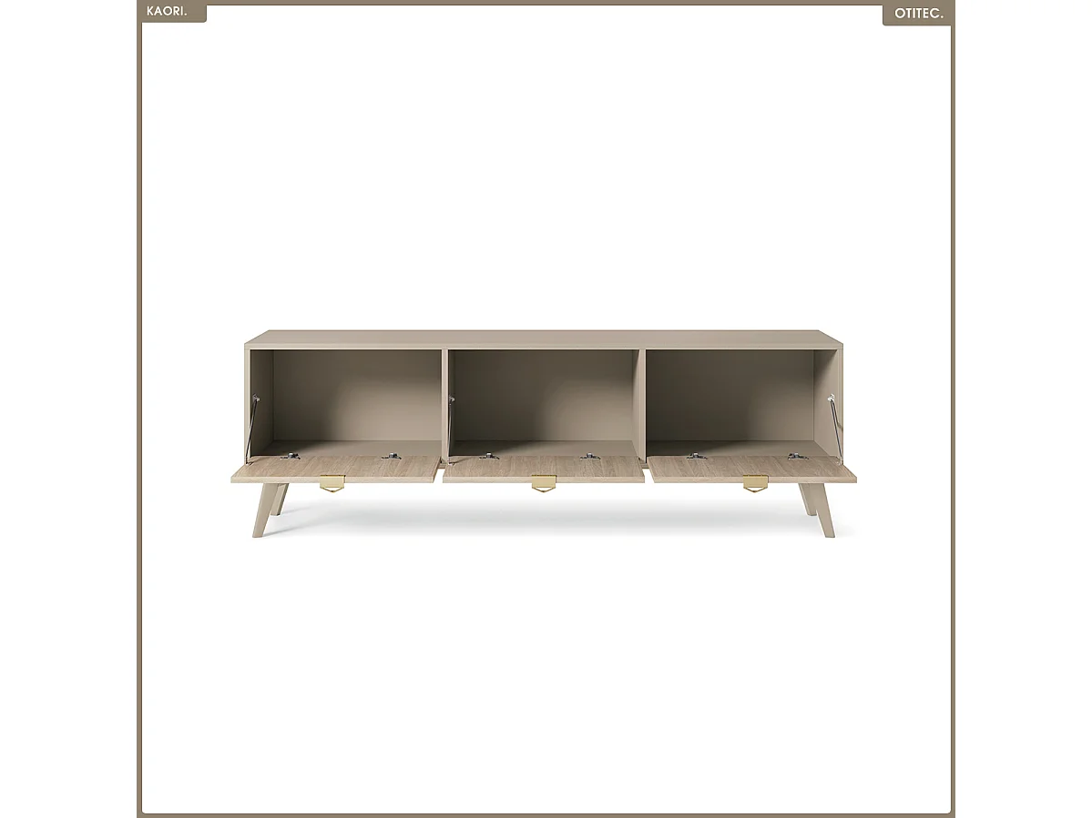 Meuble TV - L.158 x H.52 x P.38 cm - KAORI