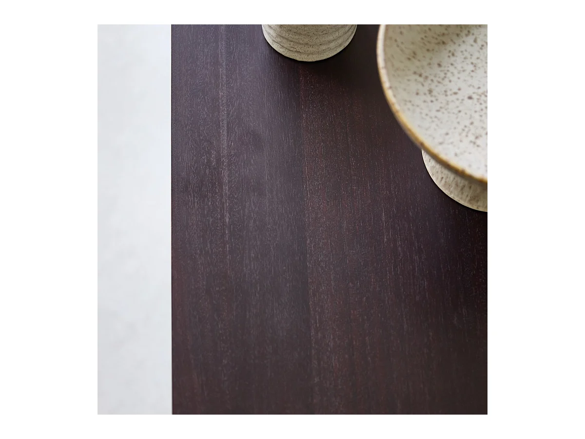 Meuble tv en bois d'acajou massif 200 Frida