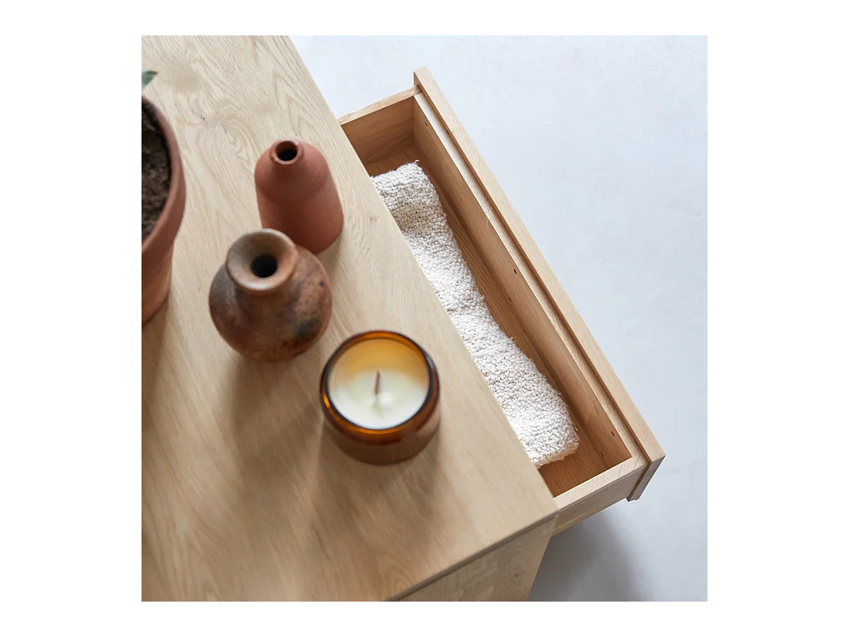 Mobile TV in legno di quercia senza nodi 140 Anoa