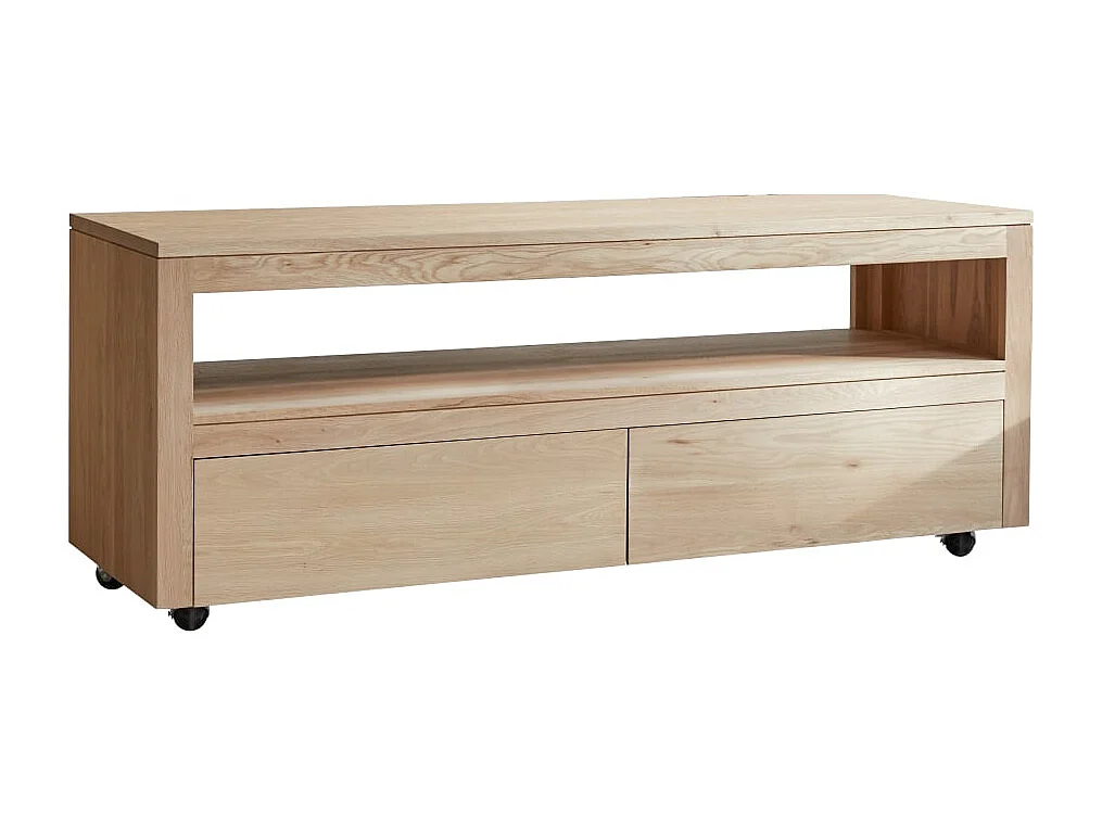 Mobile TV in legno di quercia senza nodi 140 Anoa