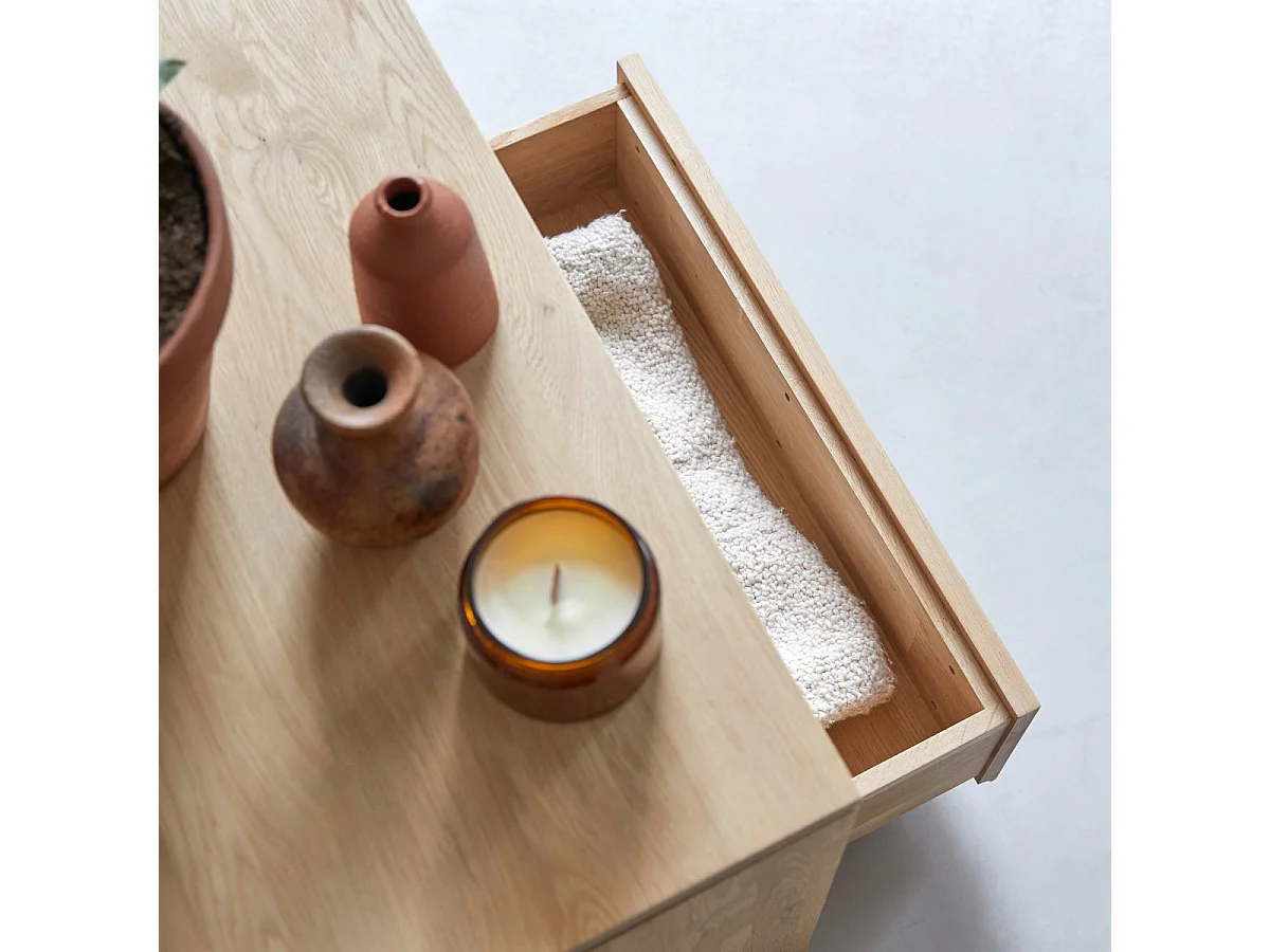 Mobile TV in legno di quercia senza nodi 140 Anoa