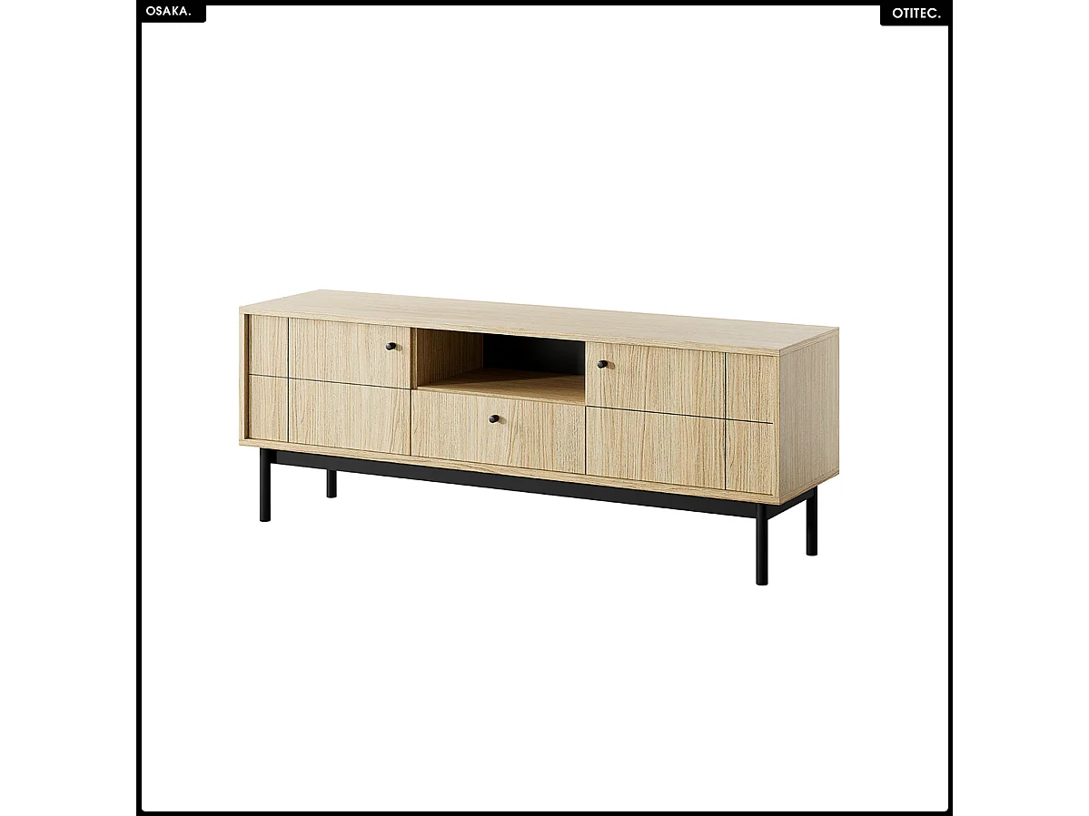 Meuble TV – L.154 x H.56 x P.39 cm – OSAKA