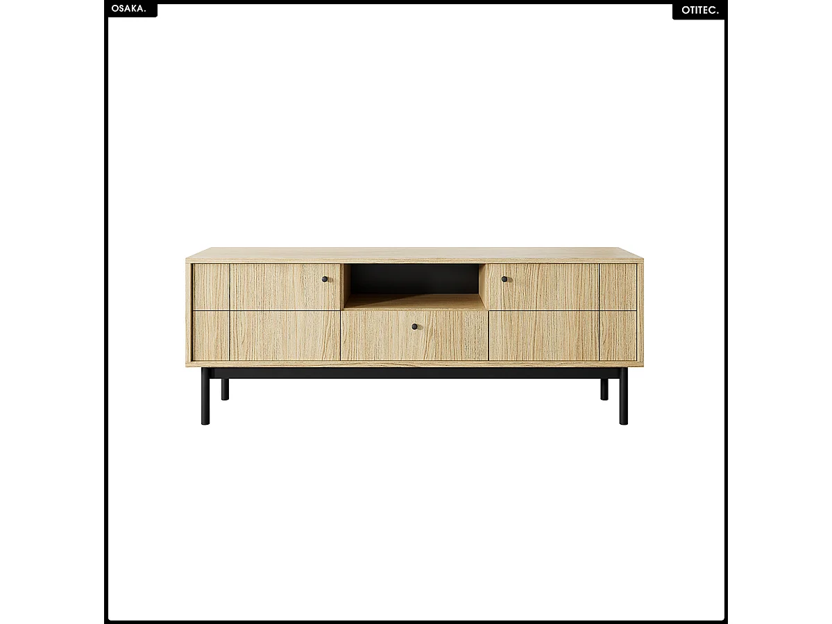 Meuble TV – L.154 x H.56 x P.39 cm – OSAKA