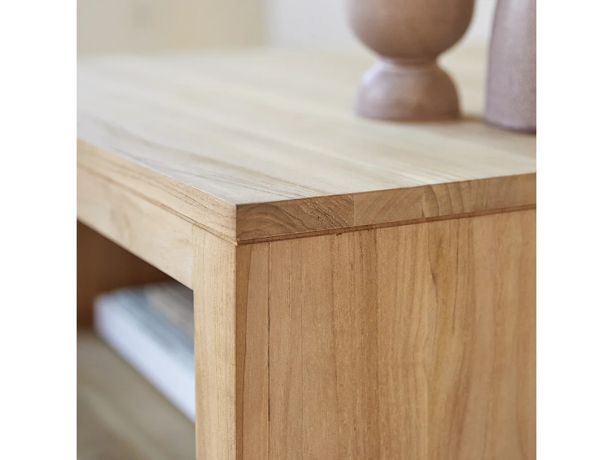 Couchtisch aus Teak 80 Anoa square Massivholz viereckig