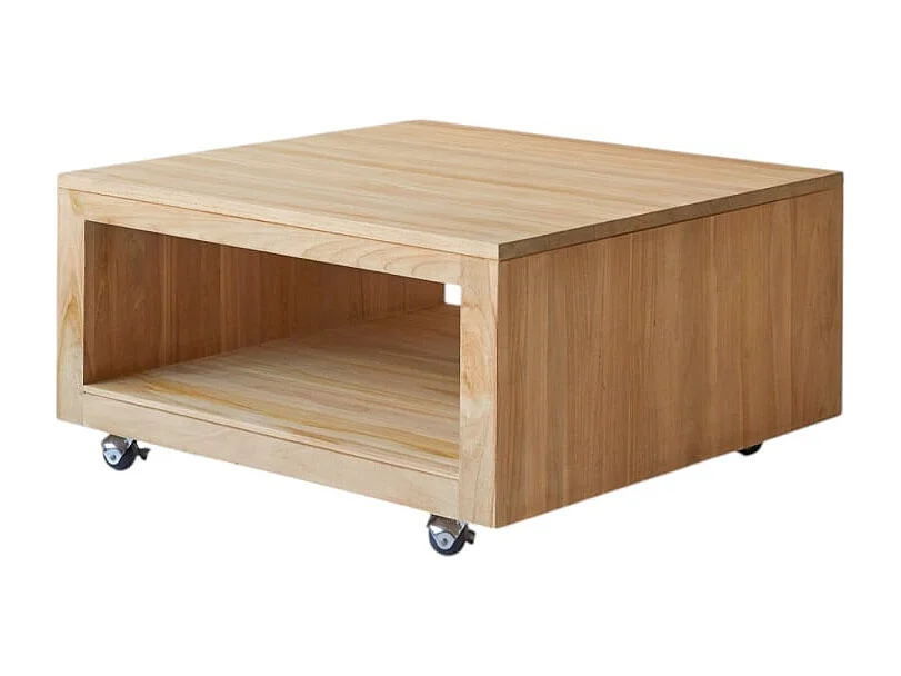 Couchtisch aus Teak 80 Anoa square Massivholz viereckig