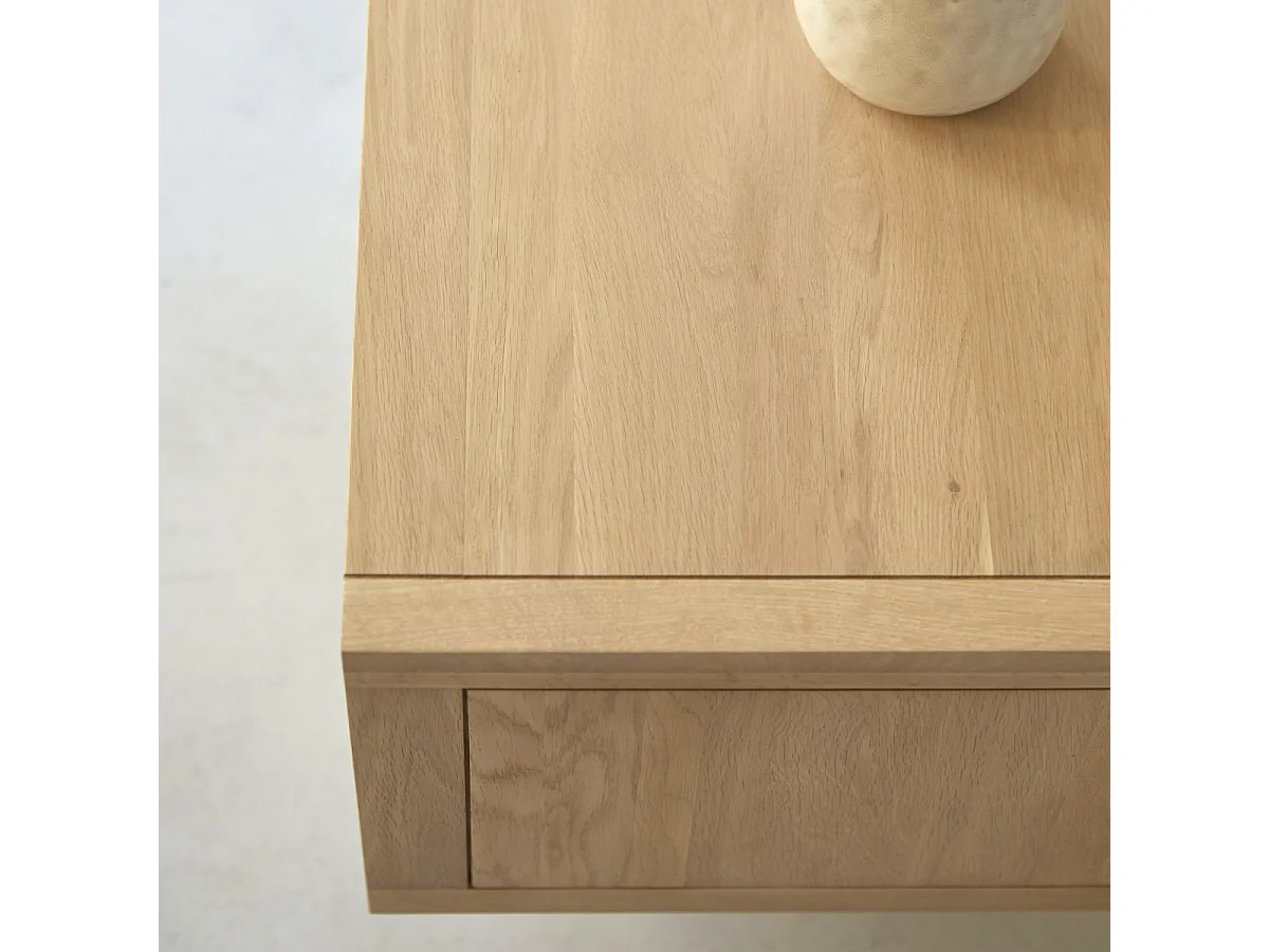 Meuble TV en bois de chêne 140 Jonàk