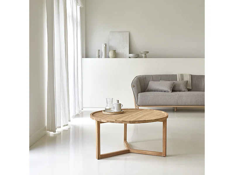 Couchtisch aus Teakholz 90 Ana