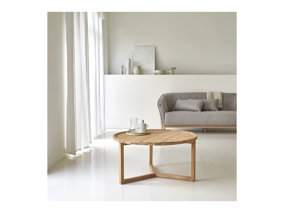 Couchtisch aus Teakholz 90 Ana
