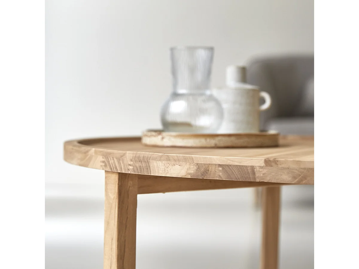 Tavolino in legno di teak 90 Ana