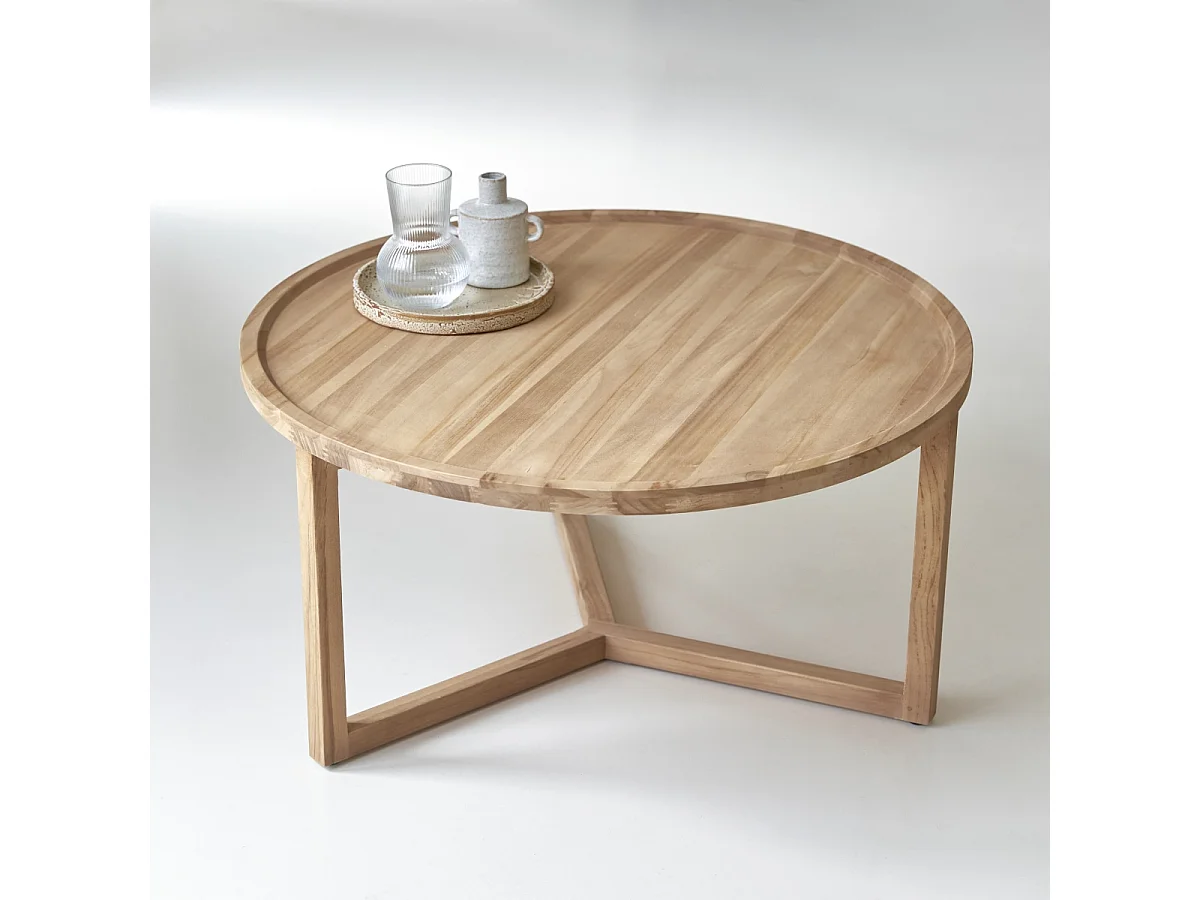 Tavolino in legno di teak 90 Ana