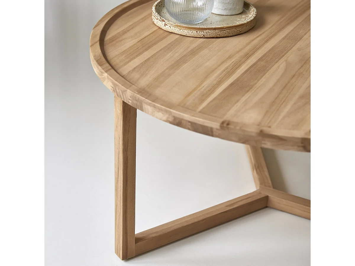 Tavolino in legno di teak 90 Ana