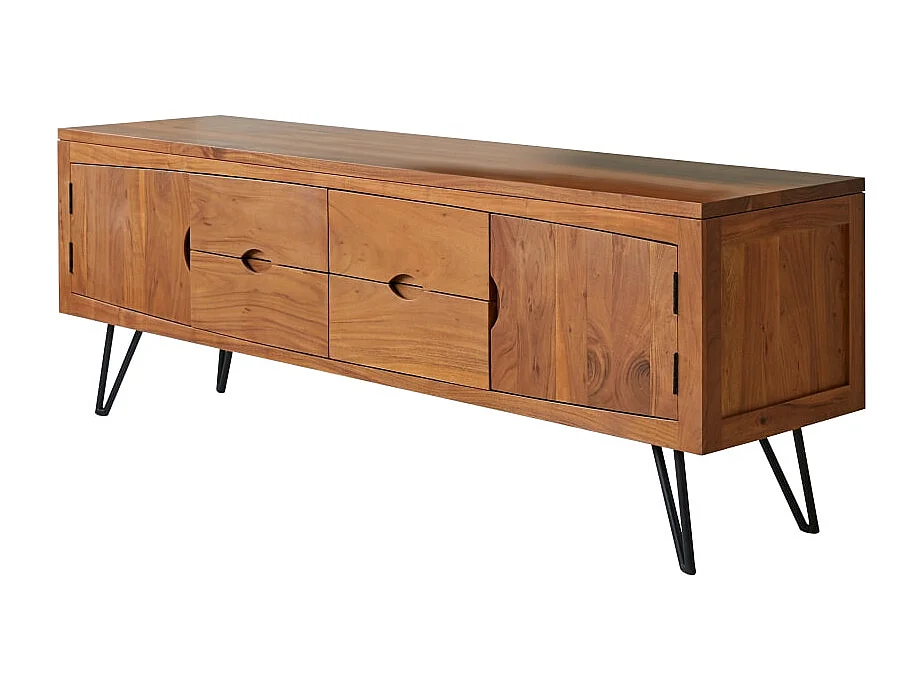 Porta TV in legno di acacia 180 Bonnie