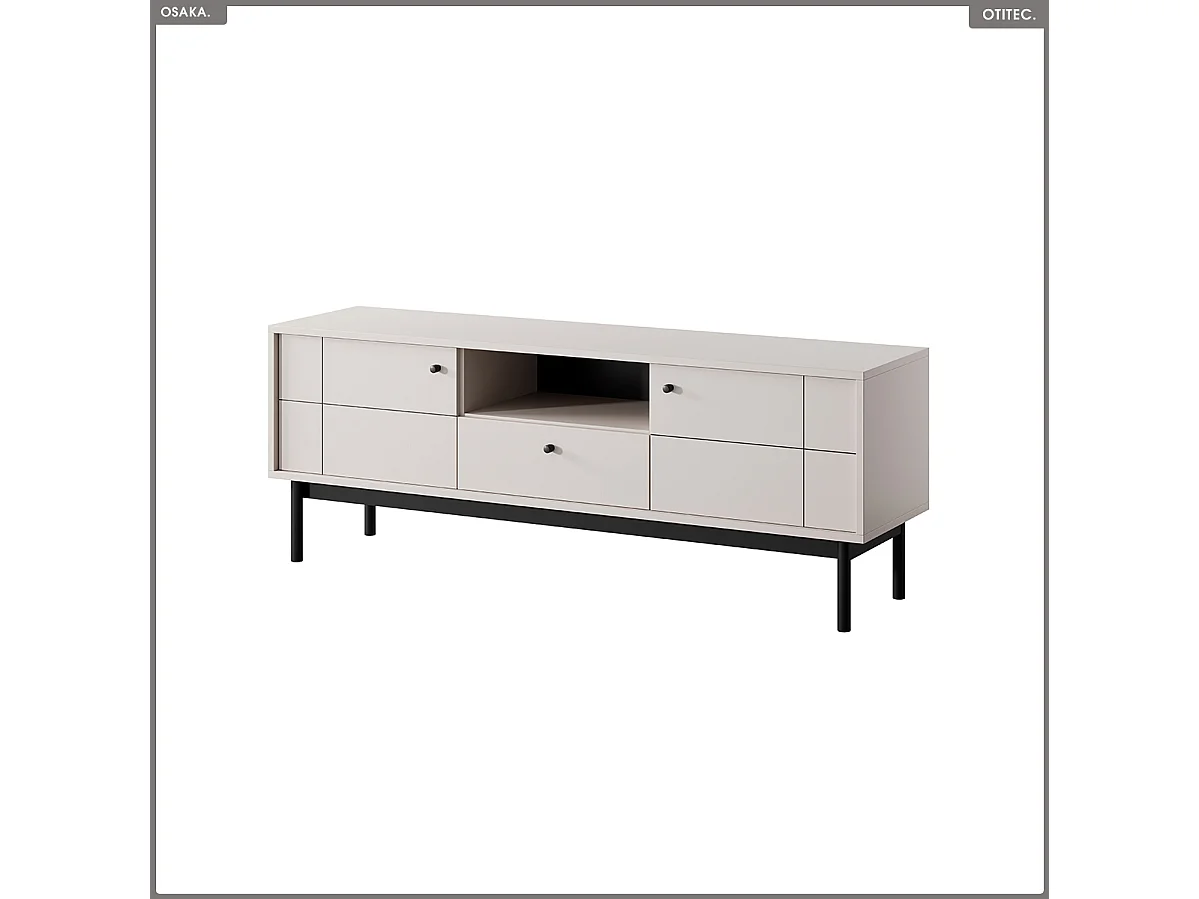 Meuble TV – L.154 x H.56 x P.39 cm – OSAKA