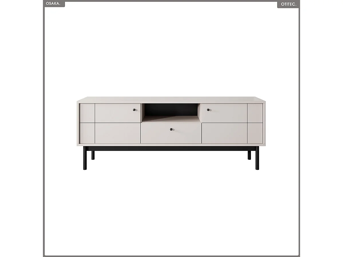 Meuble TV – L.154 x H.56 x P.39 cm – OSAKA