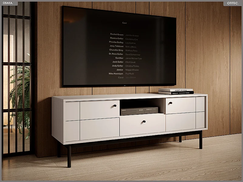 Meuble TV – L.154 x H.56 x P.39 cm – OSAKA