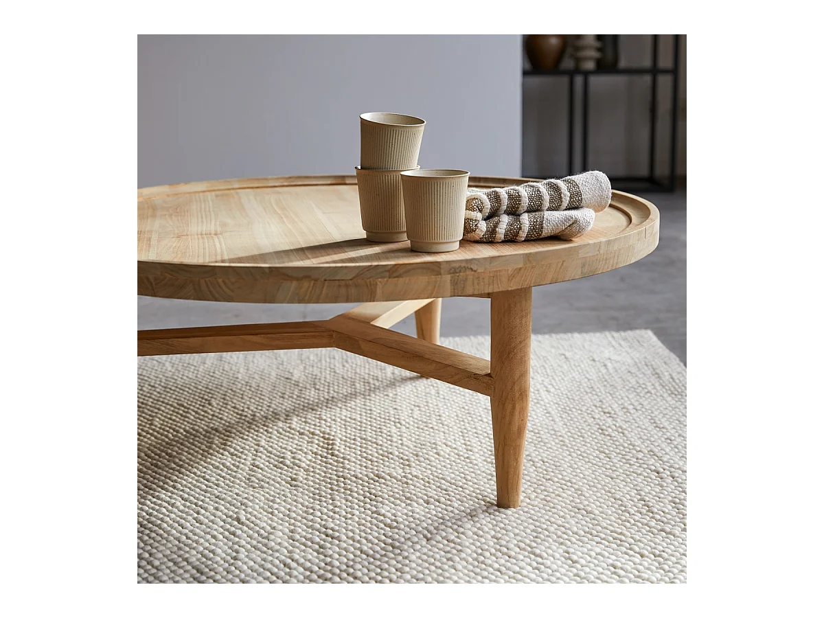 Couchtisch aus Teakholz 90 Milla