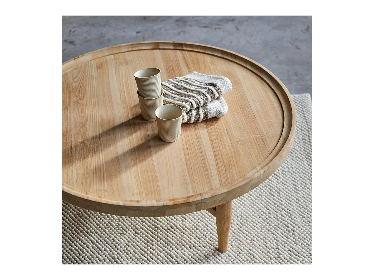 Couchtisch aus Teakholz 90 Milla