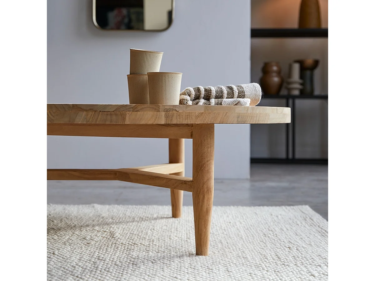 Couchtisch aus Teakholz 90 Milla