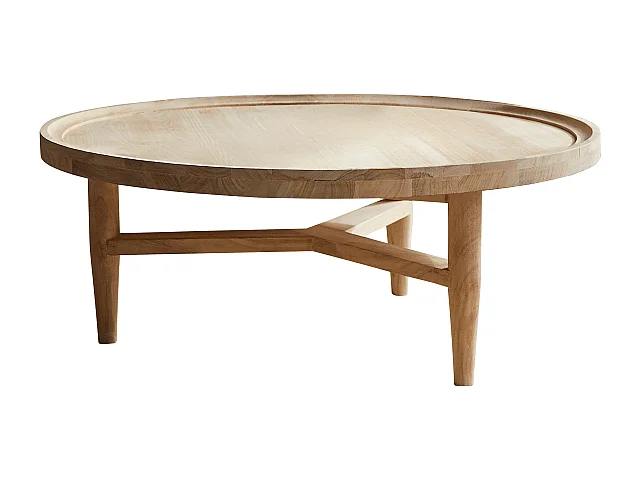 Tavolino in legno di teak 90 Milla