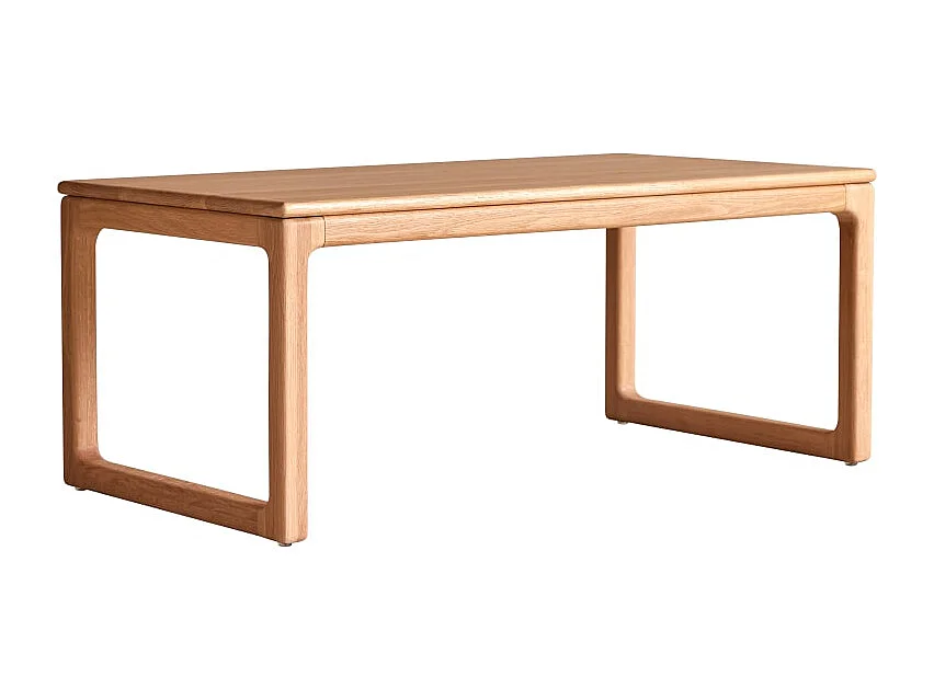 Table basse en bois de chêne massif 100x56 Arto