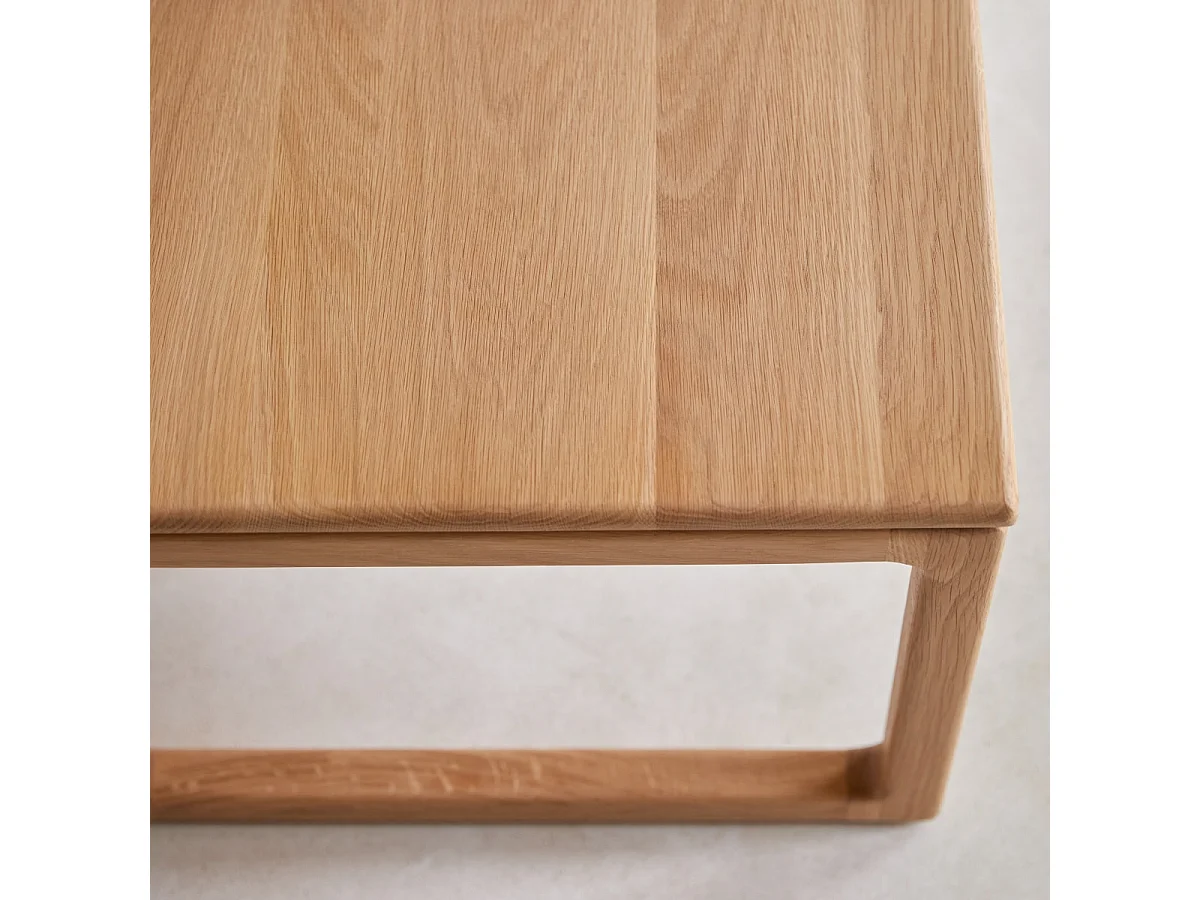 Couchtisch Arto aus massivem Eiche 100 x 56 cm