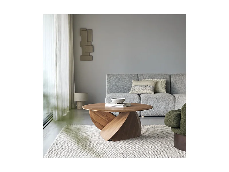 Tavolino in legno di teak 96,5 Gonzague