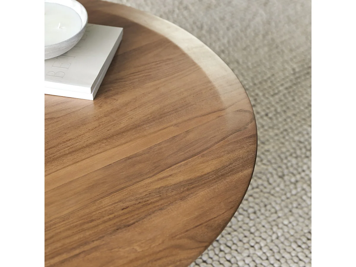 Tavolino in legno di teak 96,5 Gonzague