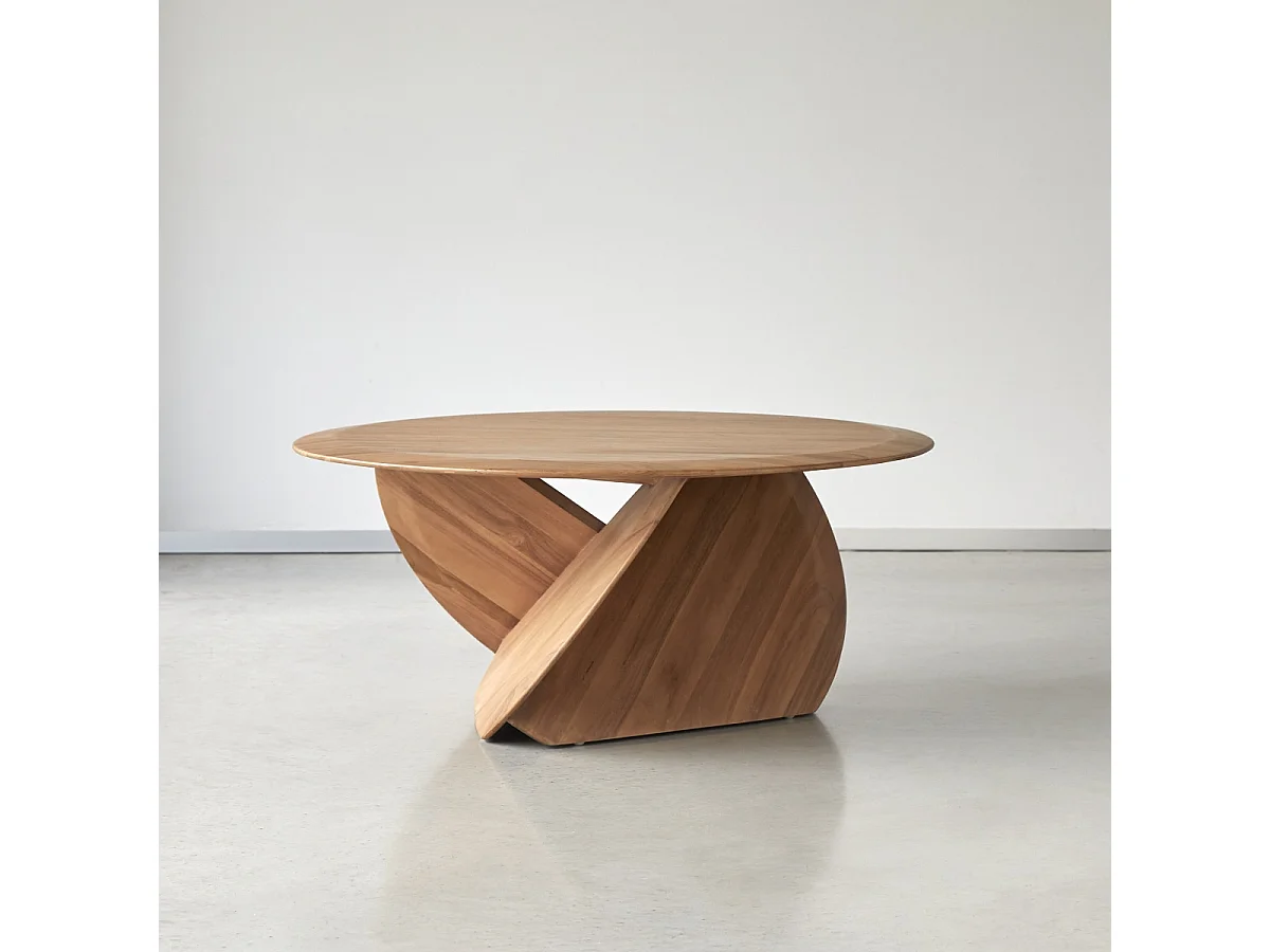 Tavolino in legno di teak 96,5 Gonzague