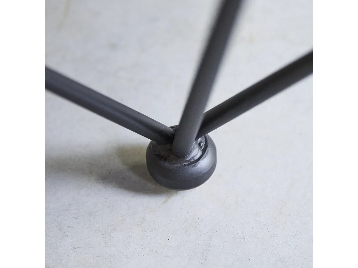 Couchtisch Beistelltisch Sofatisch Recycling-Ulme mit Metall 140x80 Industrielles Design