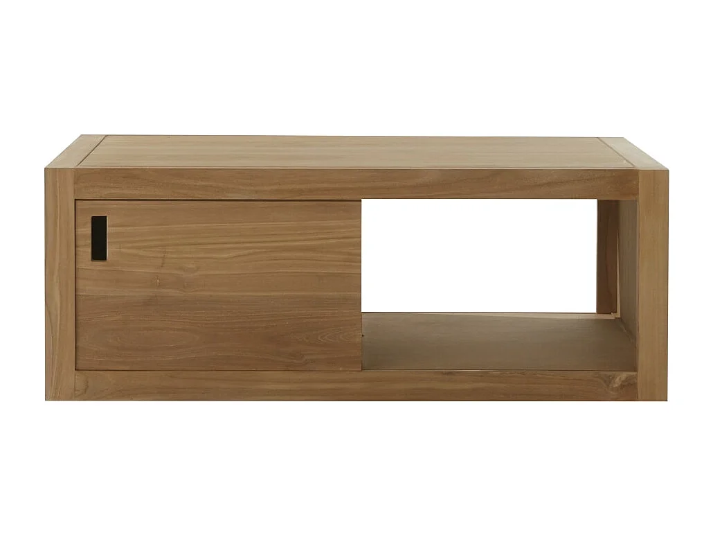 Tavolino tavolo basso 120x60 legno massello teak teck tek