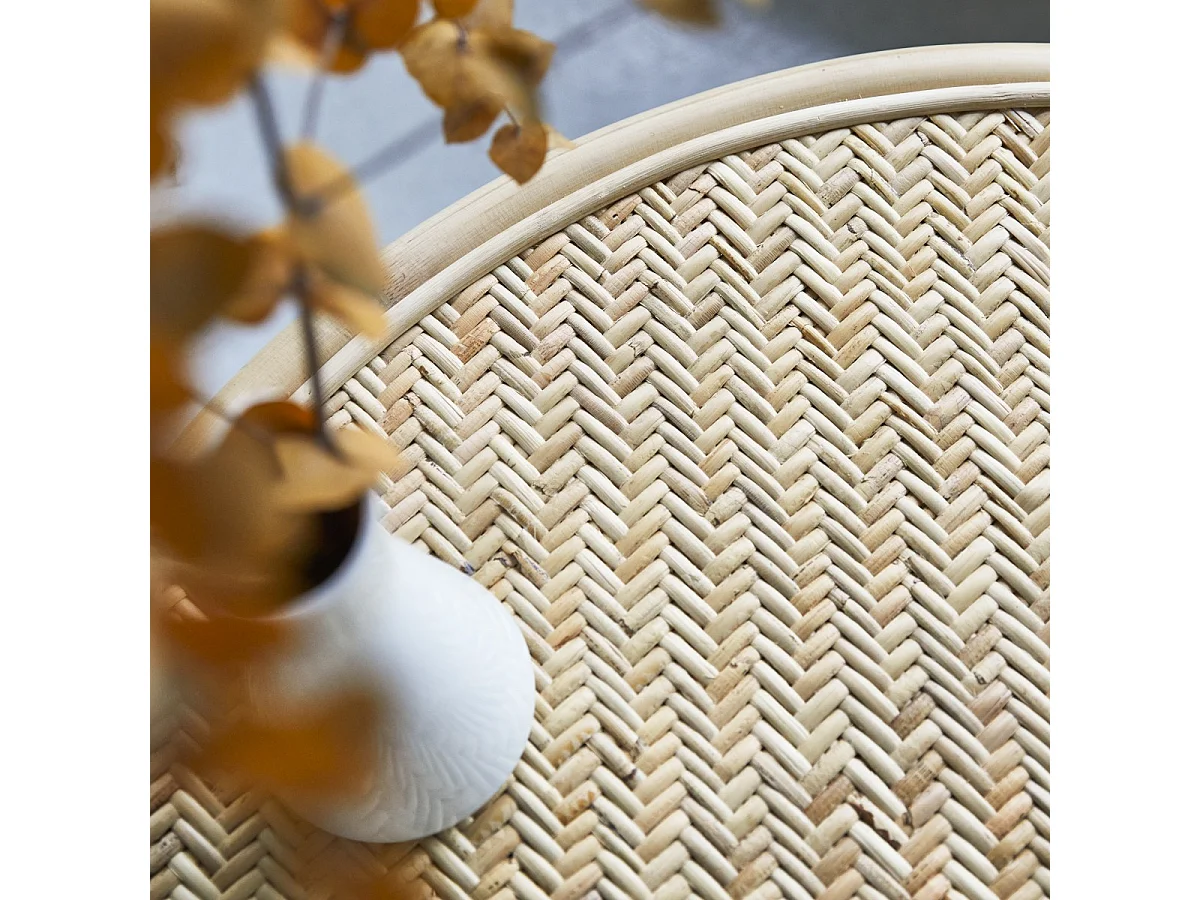 Couchtisch aus Rattanstäben 80 Lina