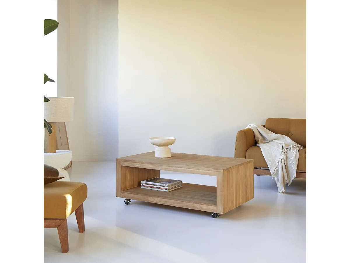 Tavolino in legno di teak 110x60 Anoa