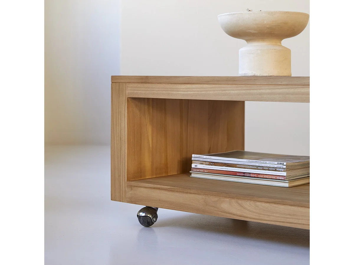 Tavolino in legno di teak 110x60 Anoa