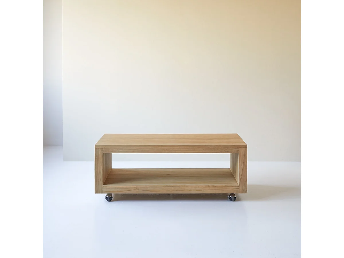 Tavolino in legno di teak 110x60 Anoa