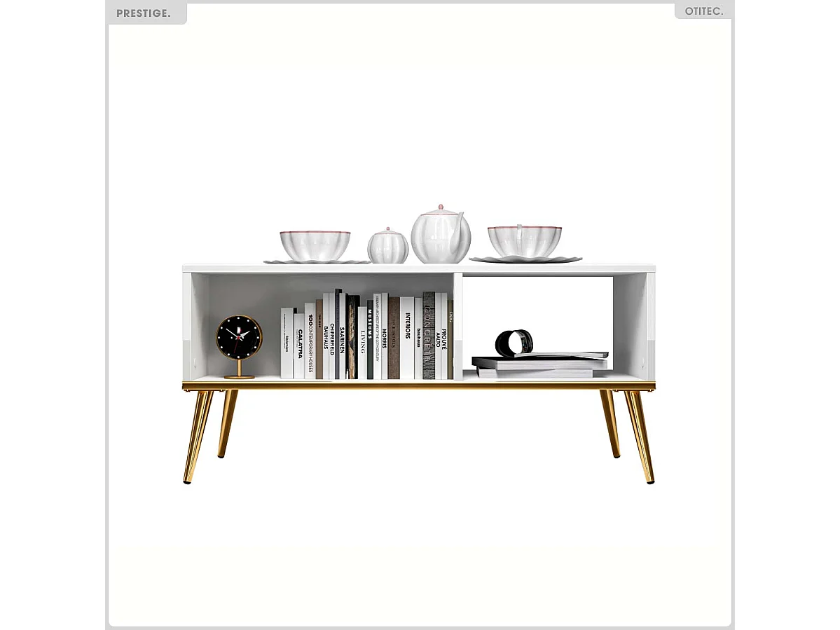 Table Basse - H.42 x L.90 x P.60 cm - PRESTIGE