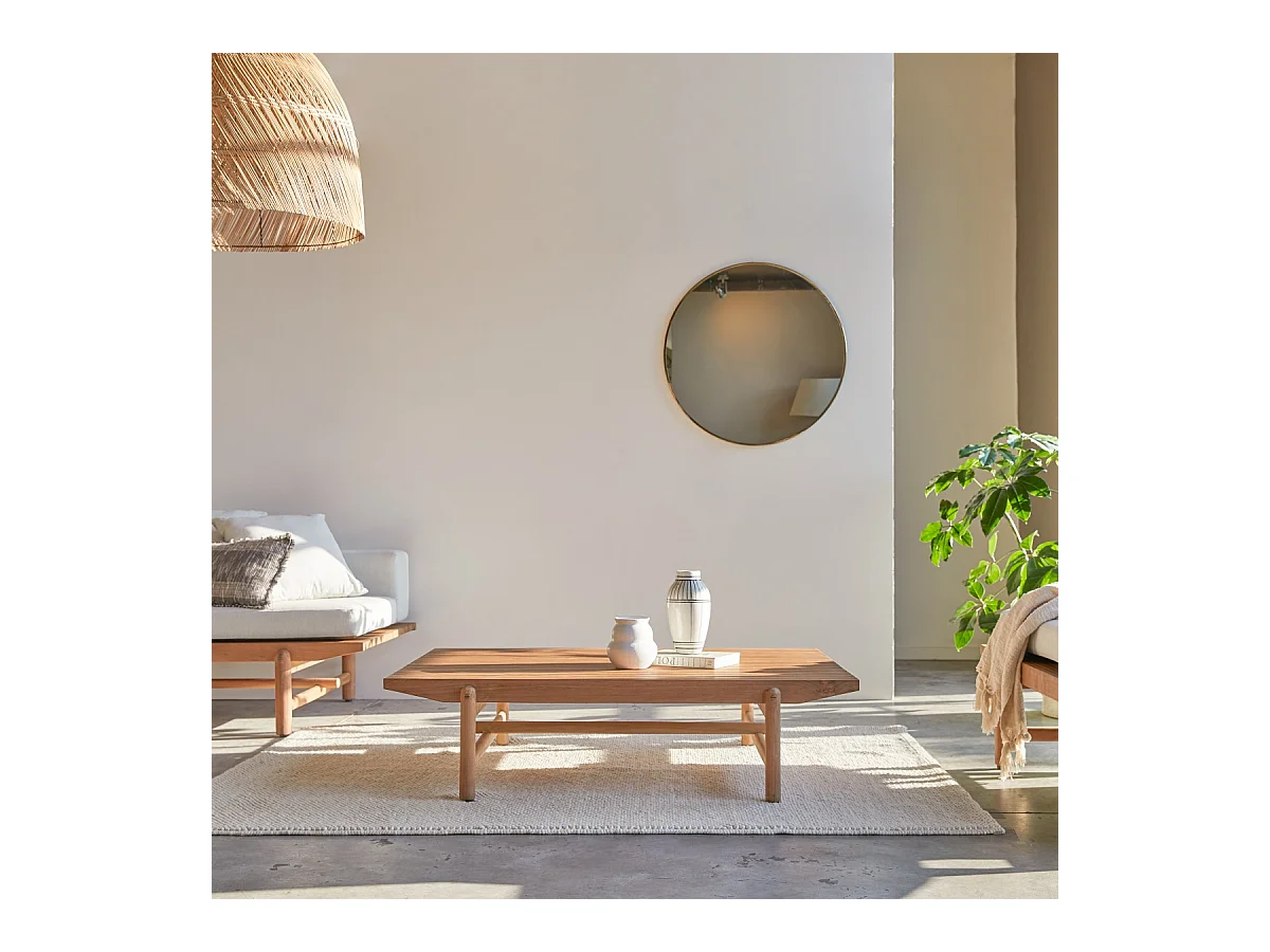 Couchtisch Fado aus massivem Teakholz