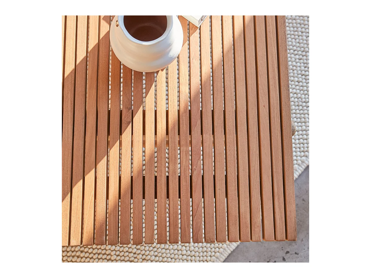 Couchtisch Fado aus massivem Teakholz