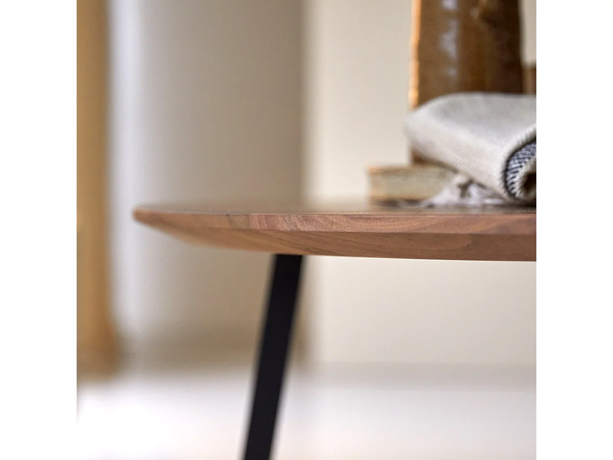 Table basse en bois d'acacia 80 Temis