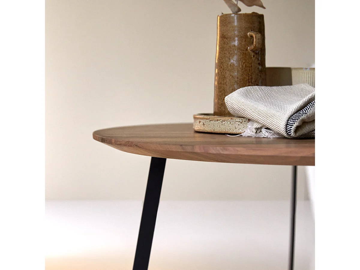 Table basse en bois d'acacia 80 Temis