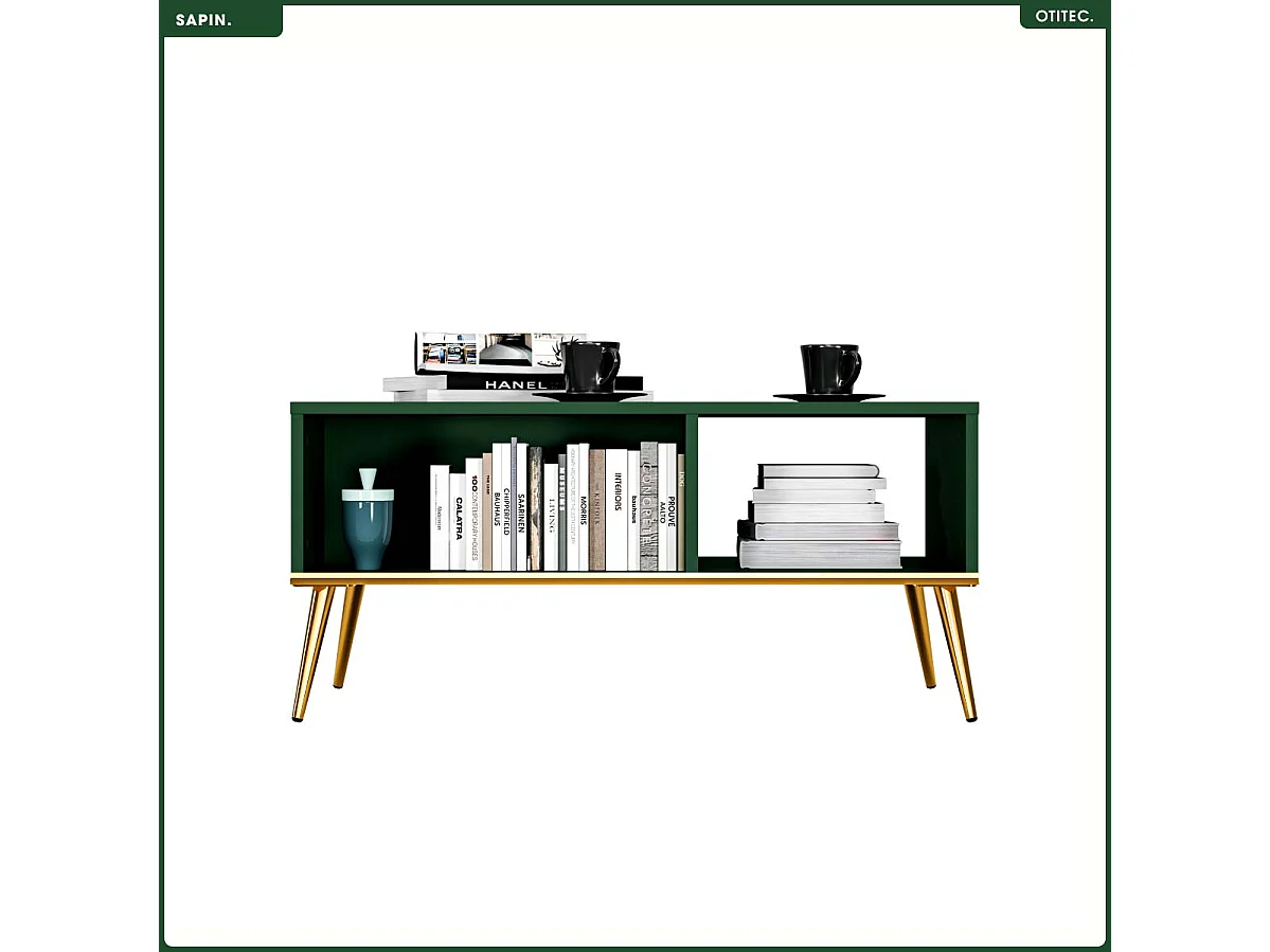 Table Basse - H.42 x L.90 x P.60 cm - SAPIN