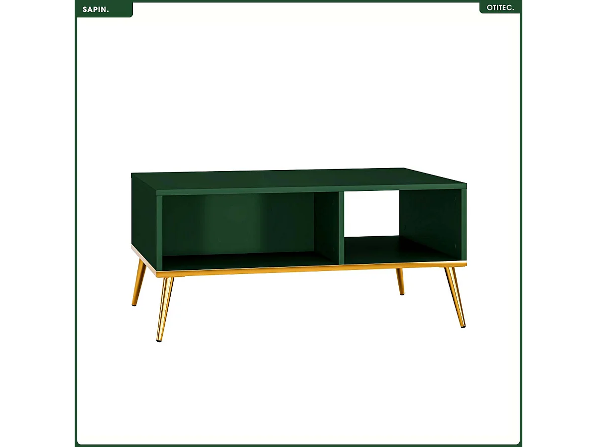 Table Basse - H.42 x L.90 x P.60 cm - SAPIN