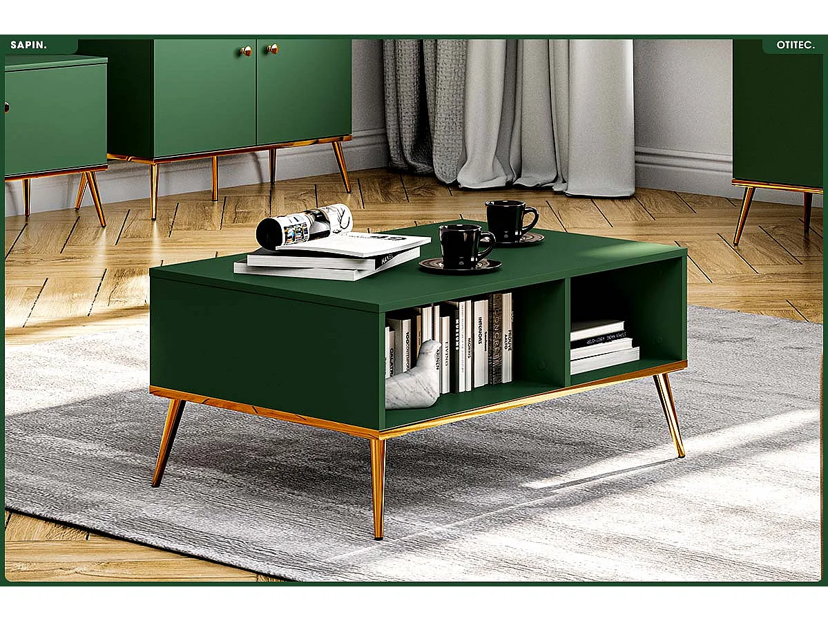 Table Basse - H.42 x L.90 x P.60 cm - SAPIN