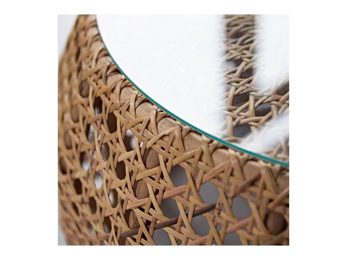 Couchtisch aus Rattan Esther