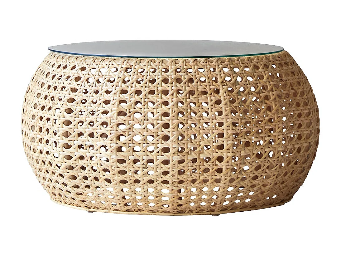 Couchtisch aus Rattan Esther