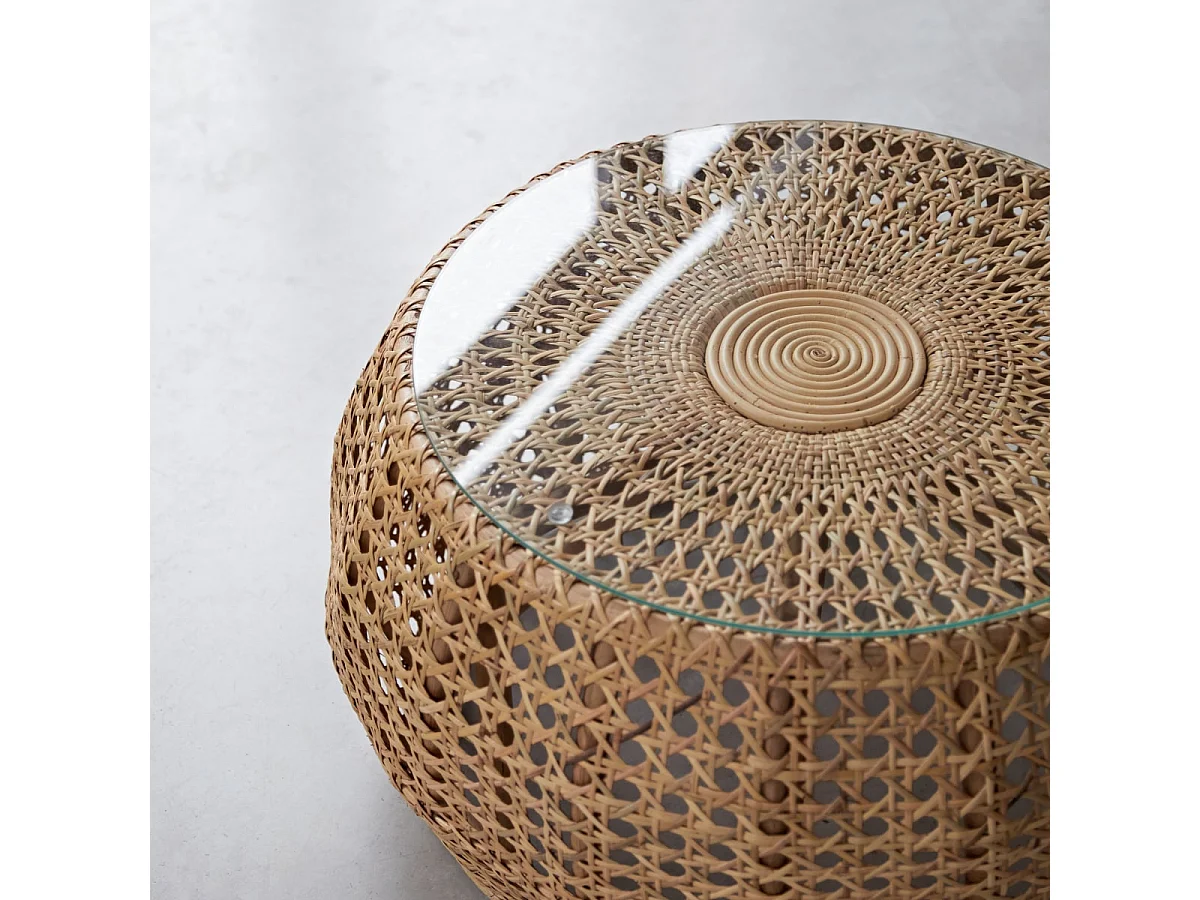 Couchtisch aus Rattan Esther