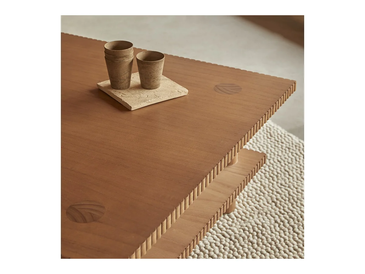 Couchtisch Mollie aus Mindiholz 100 x 100