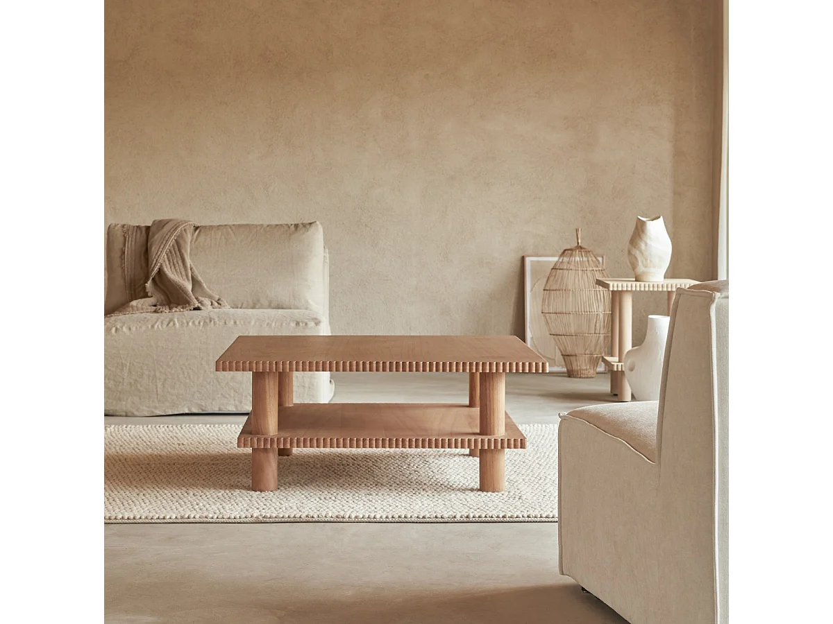 Couchtisch Mollie aus Mindiholz 100 x 100