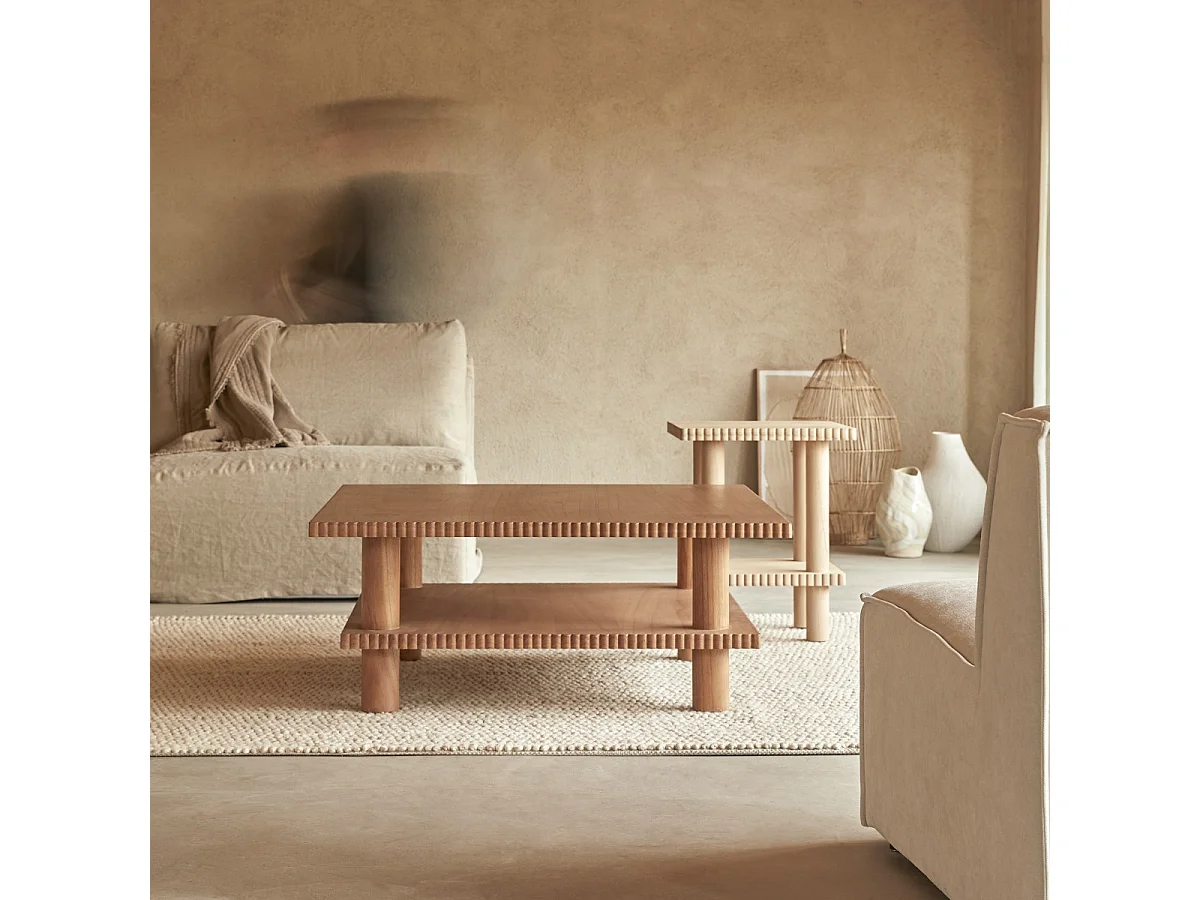 Couchtisch Mollie aus Mindiholz 100 x 100