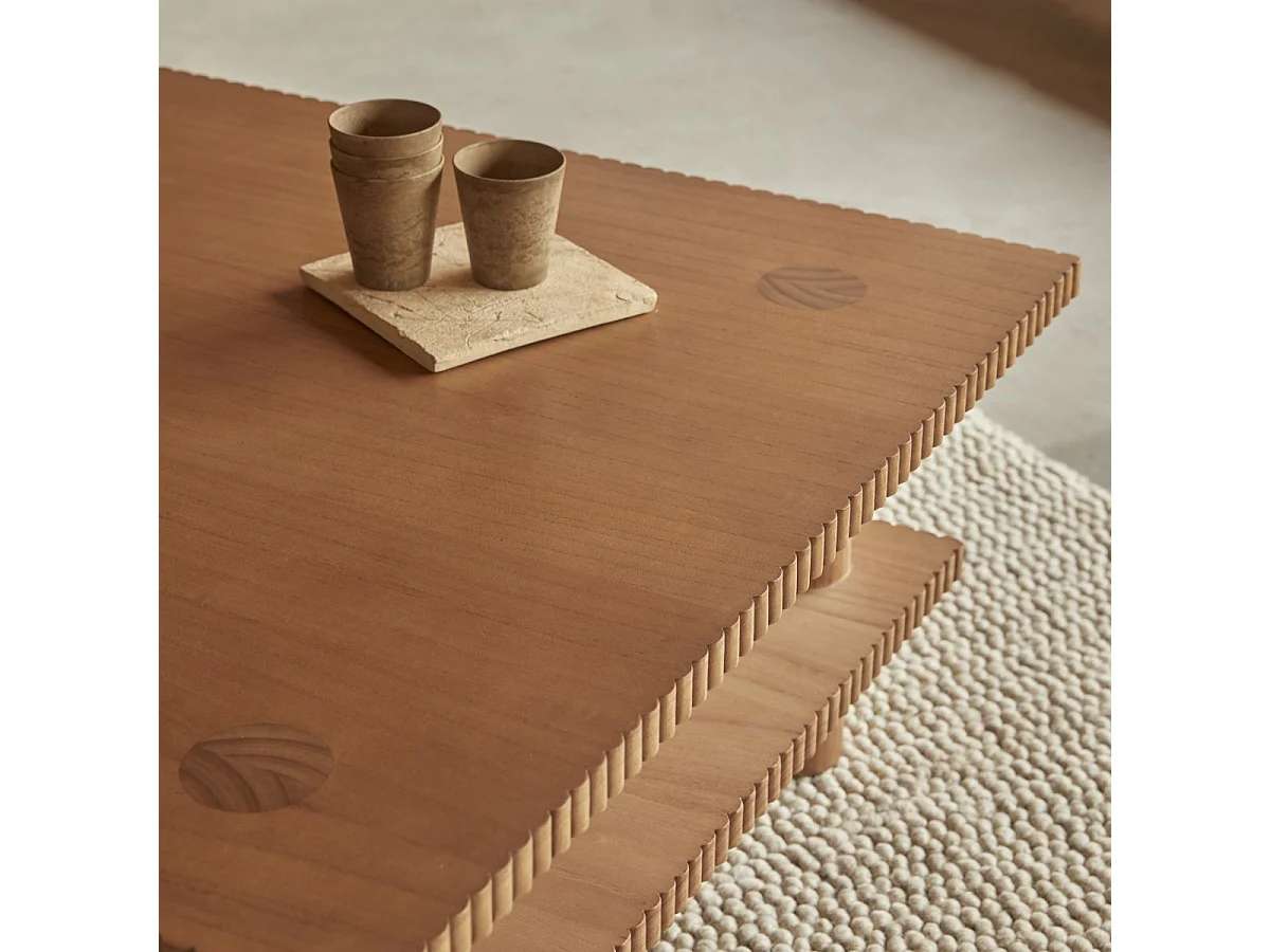 Couchtisch Mollie aus Mindiholz 100 x 100