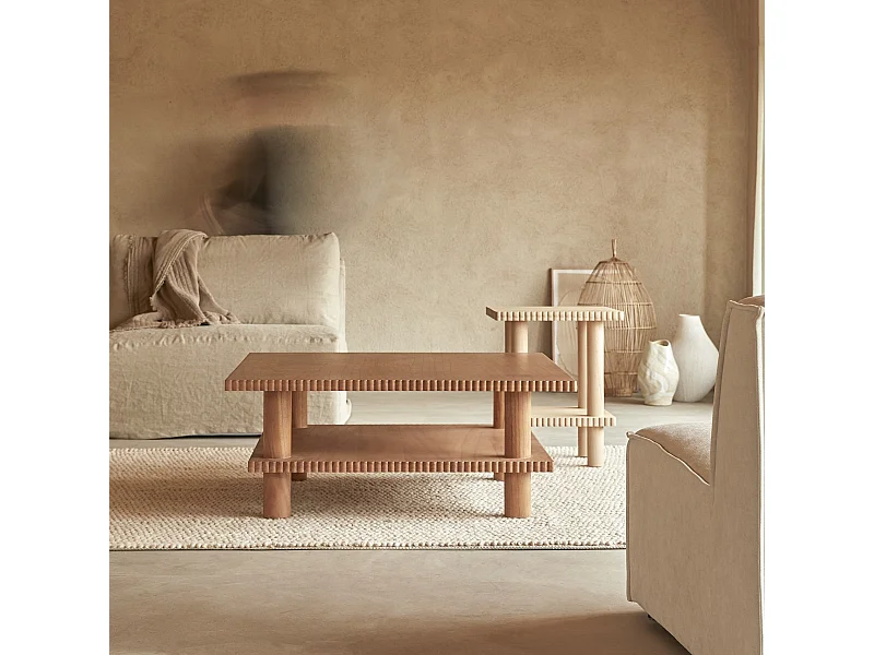 Couchtisch Mollie aus Mindiholz 100 x 100